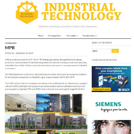 PIRS review on industrial technology